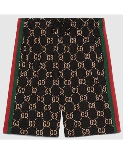 gucci shorts for mens|men's Gucci cotton gg shorts.